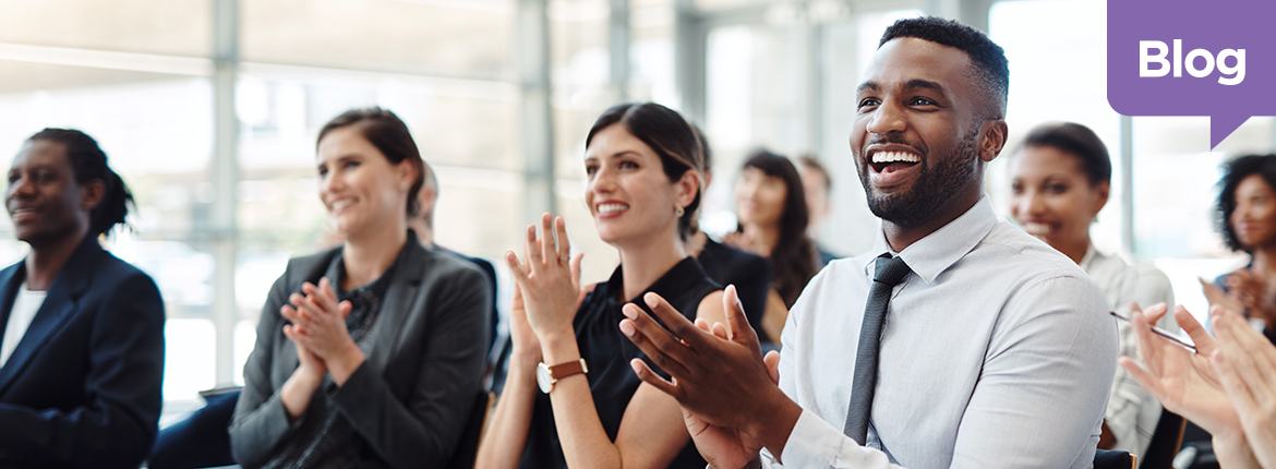 Employees Cheering over buidling a better workplace culture