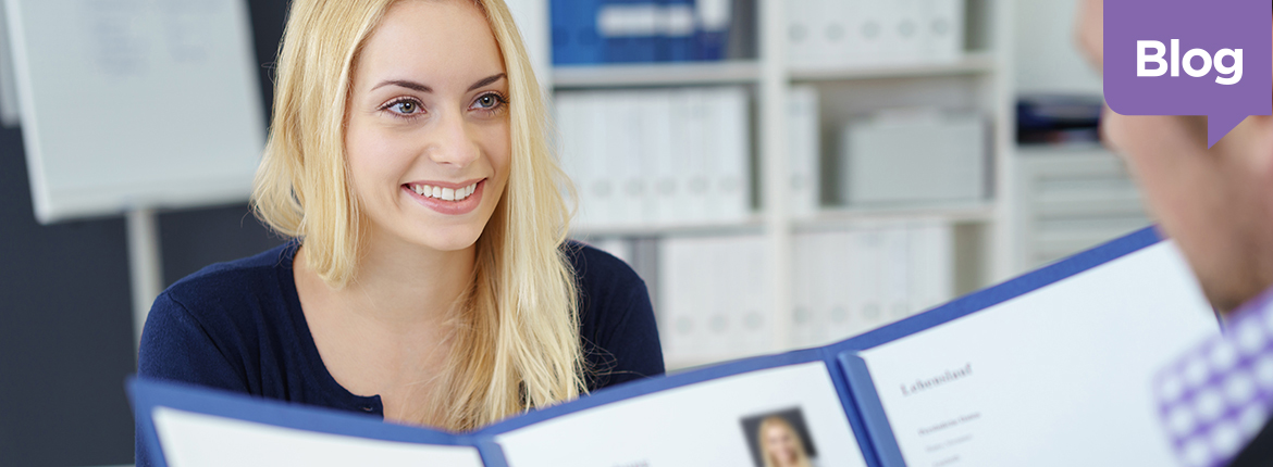 Candidate Smiling During Job Screening