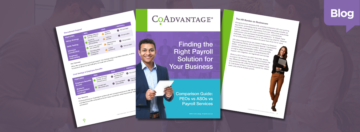 PEO, ASO, Payroll: Comparison Guide