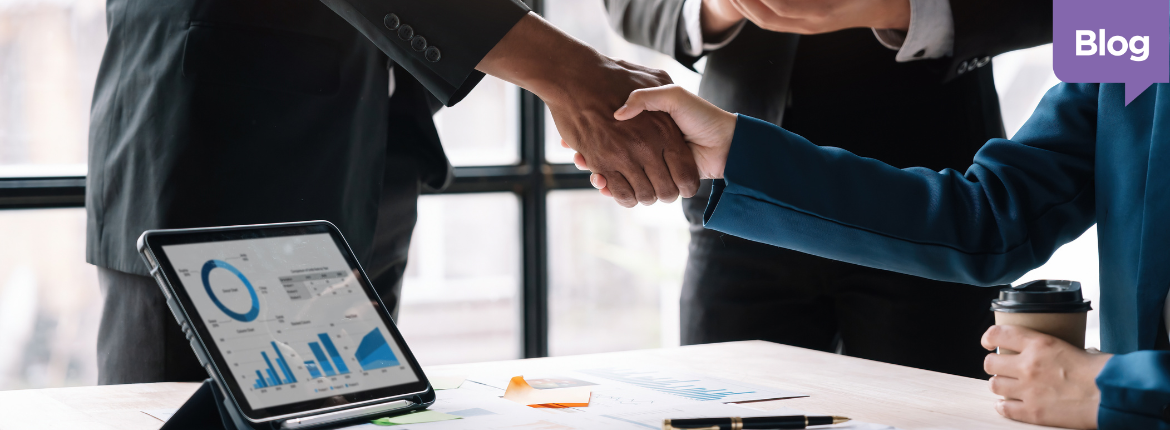 Business etiquette - shaking hands
